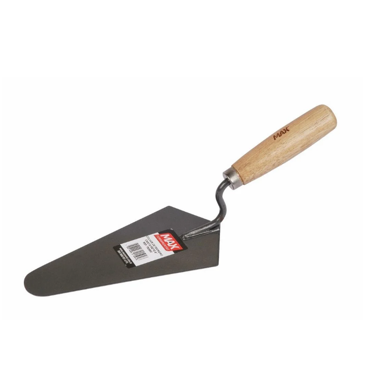 Colher De Pedreiro 9'' Em Aço Com Cabo De Madeira - MAX-750150