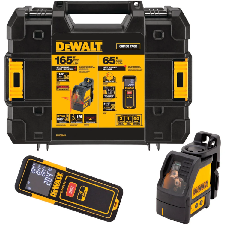 Combo Nivel Laser + Trena Laser 20M - DEWALT-DW0886K