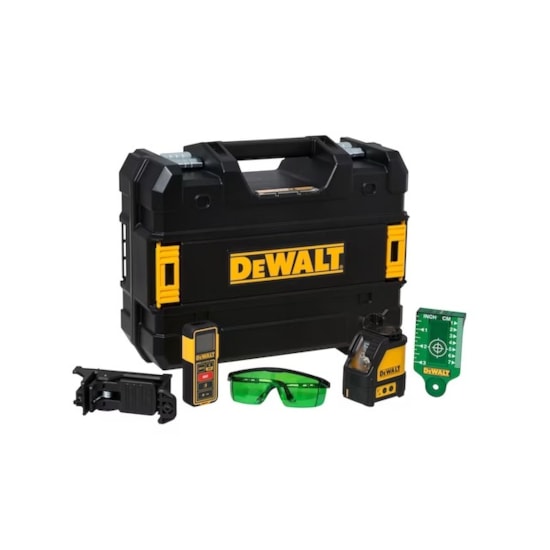 Combo Nível Laser + Trena Laser Verde 30M - DEWALT-DW0889CGXJ