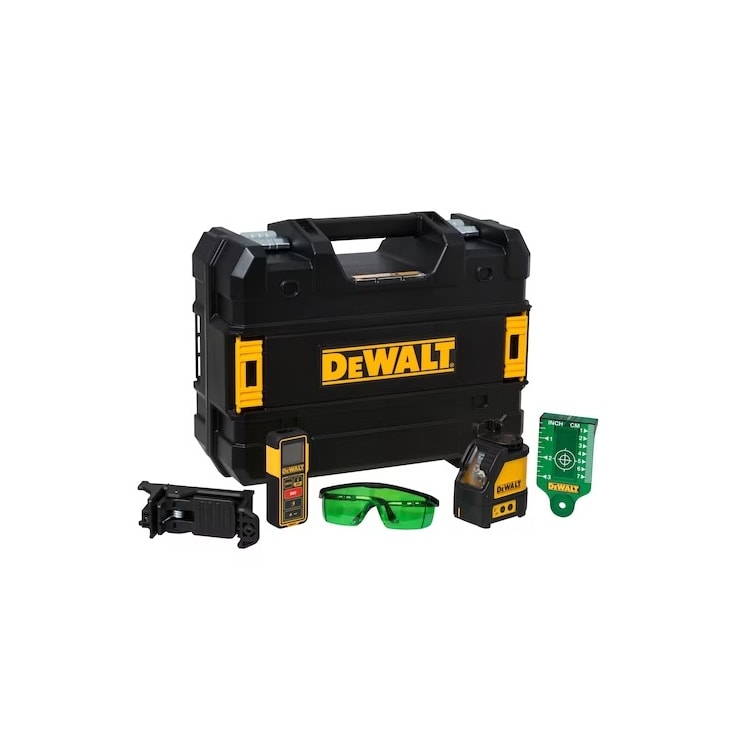 Combo Nível Laser + Trena Laser Verde 30M - DEWALT-DW0889CGXJ