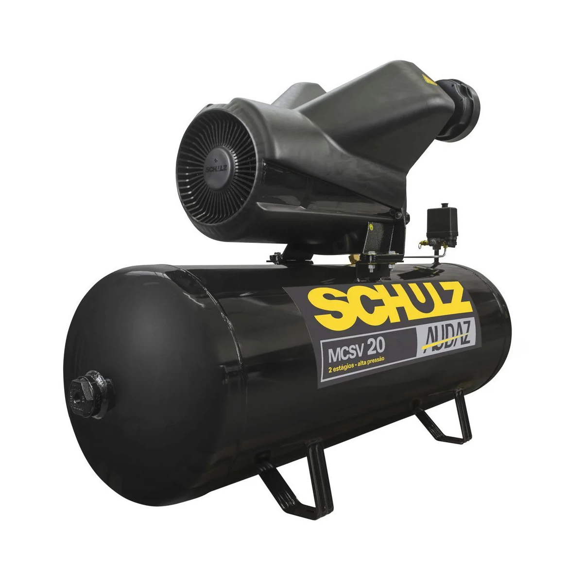 Compressor Audaz MCSV 20PCM/200L 175PSI 5HP Trifásico - SCHULZ - 92293040