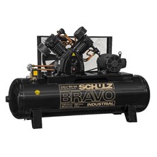 Compressor Bravo CSLV 60PCM/350L 175PSI 15HP Trifásico - SCHULZ - 92434710