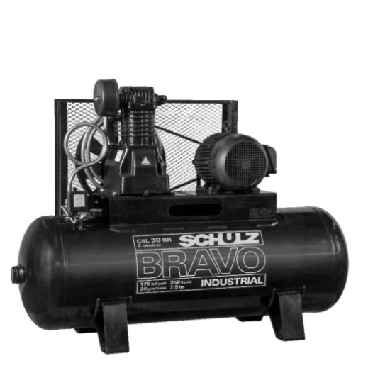 Compressor Bravo Trifásicos CSL 30PCM/250L 7,5HP 175psi 220/380V - SCHULZ-92292740