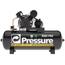 Compressor De Ar 3hp 15pcm/200L 175psi ONP Ônix Pro Monofásico - PRESSURE - 8975701046