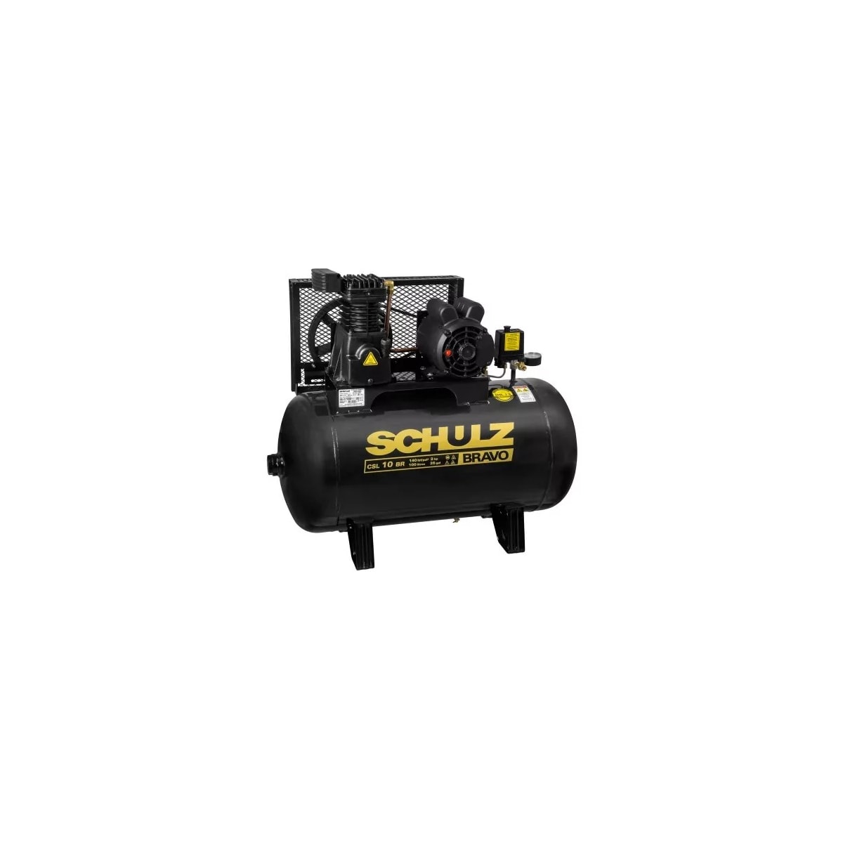 Compressor de Ar Bravo CSL 2Hp 10 Pés 100L Trifásico 220/380V - SCHULZ-92178510