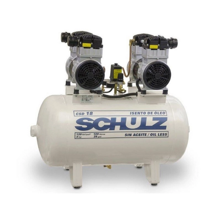 Compressor De Ar CSD 18/100L 50/60HZ 3HP 4P Monofásico - SCHULZ-92473680