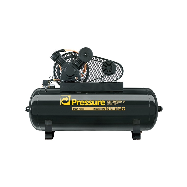 Compressor De Ar Pistão Ônix Press 20 Pés 250L 5hp Trifásico - PRESSURE - ON20250VT
