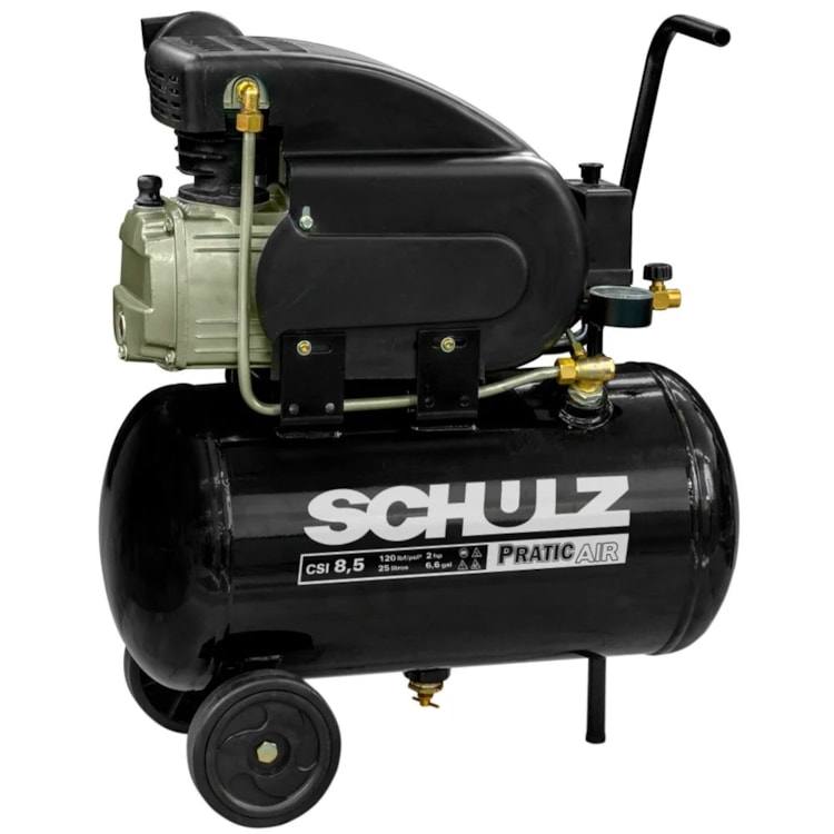Compressor de Ar Pratic AIR 2HP 8,5PCM 25L Monofásico 220V - SCHULZ-91503940