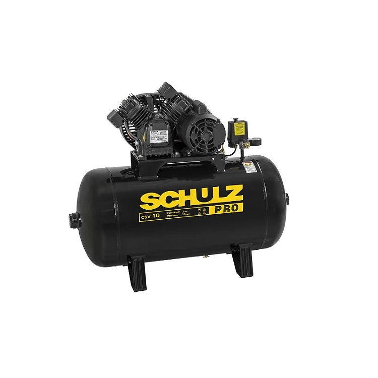 Compressor de Ar Pro CSV 100 Litros 10/100 2HP Trifásico 220/380V - SCHULZ-92177470