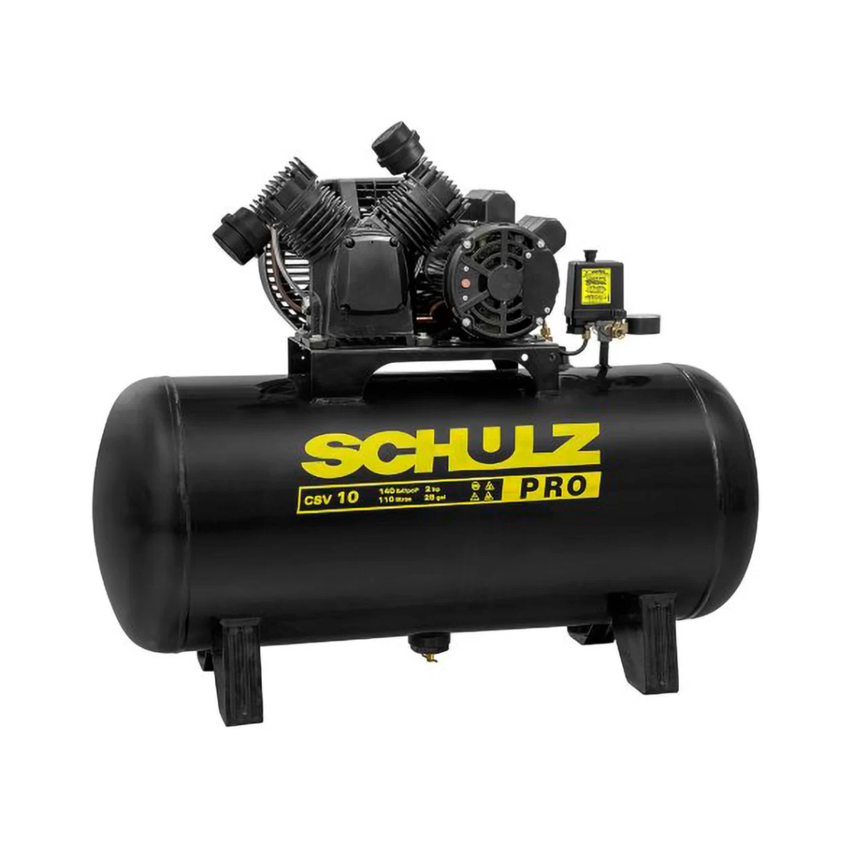 Compressor de Ar Profissional CSV 10 Pés 110L 2HP Monofásico - SCHULZ-92177530