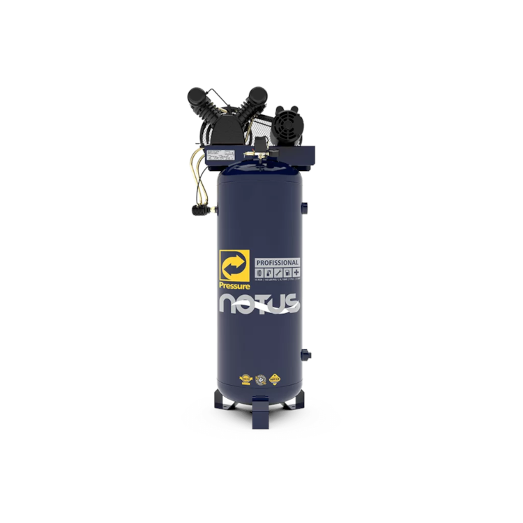 Compressor De Ar Vertical Notus 15 Pés 175L 3hp 110/ 220v Monofásico - PRESSURE - 8975701039