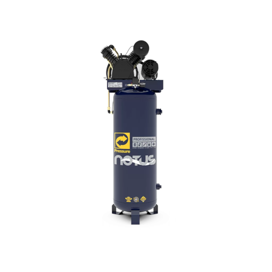 Compressor De Ar Vertical Notus 20 Pés 200L 5hp 220/380v Trifásico - PRESSURE - 8975701073