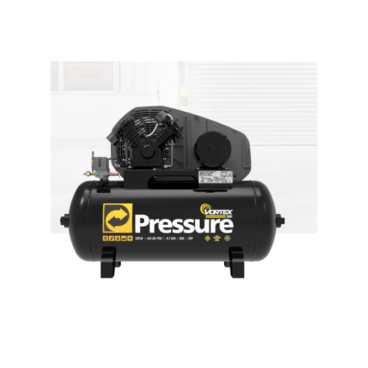 Compressor de Ar Vortex 300 10 pés - 100 litros 140Psi Monofasico - PRESSURE-8975701241