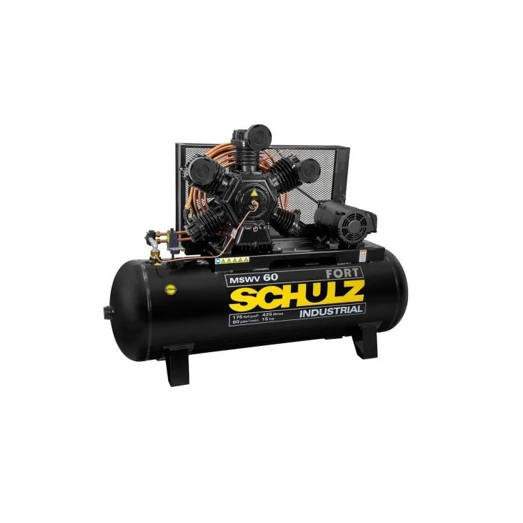 Compressor Fort MSWV 60PCM/425L 175PSI 15HP Trifásico - SCHULZ - 92434590