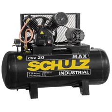 Compressor Max Schulz CSV 20 Pés 200 Litros 175 Libras Trifásico - SCHULZ-9229241