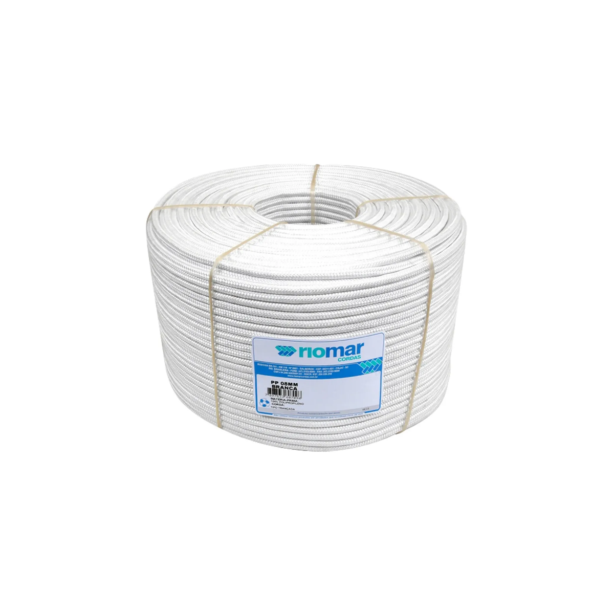 Corda Polipropileno Branca 8mm 382m - RIOMAR-43208061