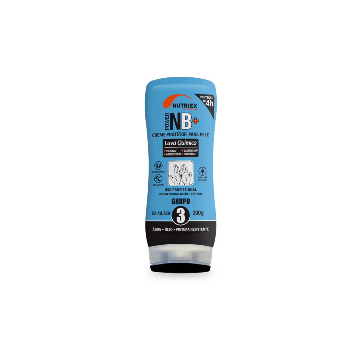Creme Protetor Para Pele Luva Quimica 200g - NUTRIEX - 9215773