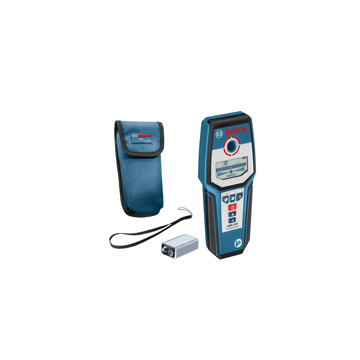 Detector de Materiais Profissional GMS 120mm - BOSCH-0601081000