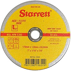 Disco De Corte 7 X 1/16 X 7/8 - STARRETT-DAC18024