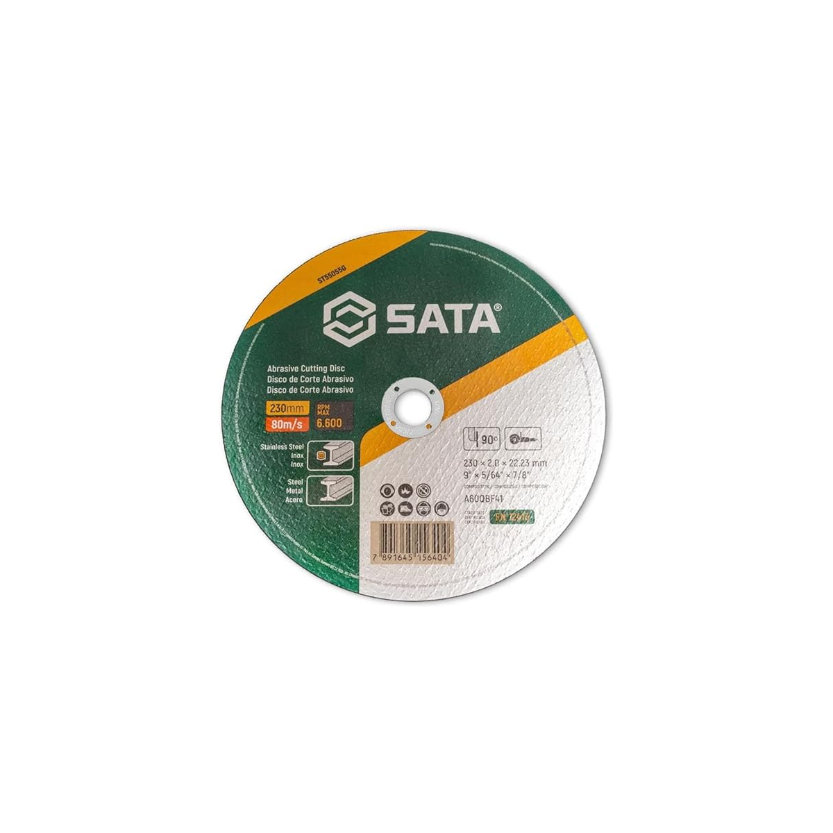 Disco De Corte Abrasivo Inox 9'' X 2,0MM - SATA-ST55055G