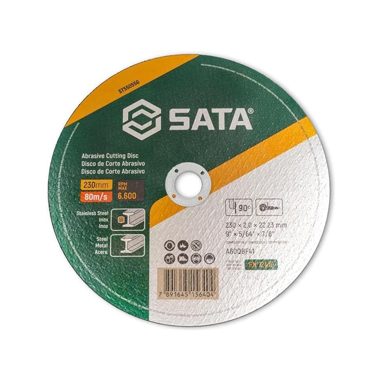 Disco De Corte Abrasivo Inox 9'' X 2,0MM - SATA-ST55055G