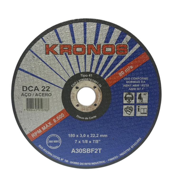 Disco De Corte DCA 22 10x1/8x5/8-KRONOS-3004