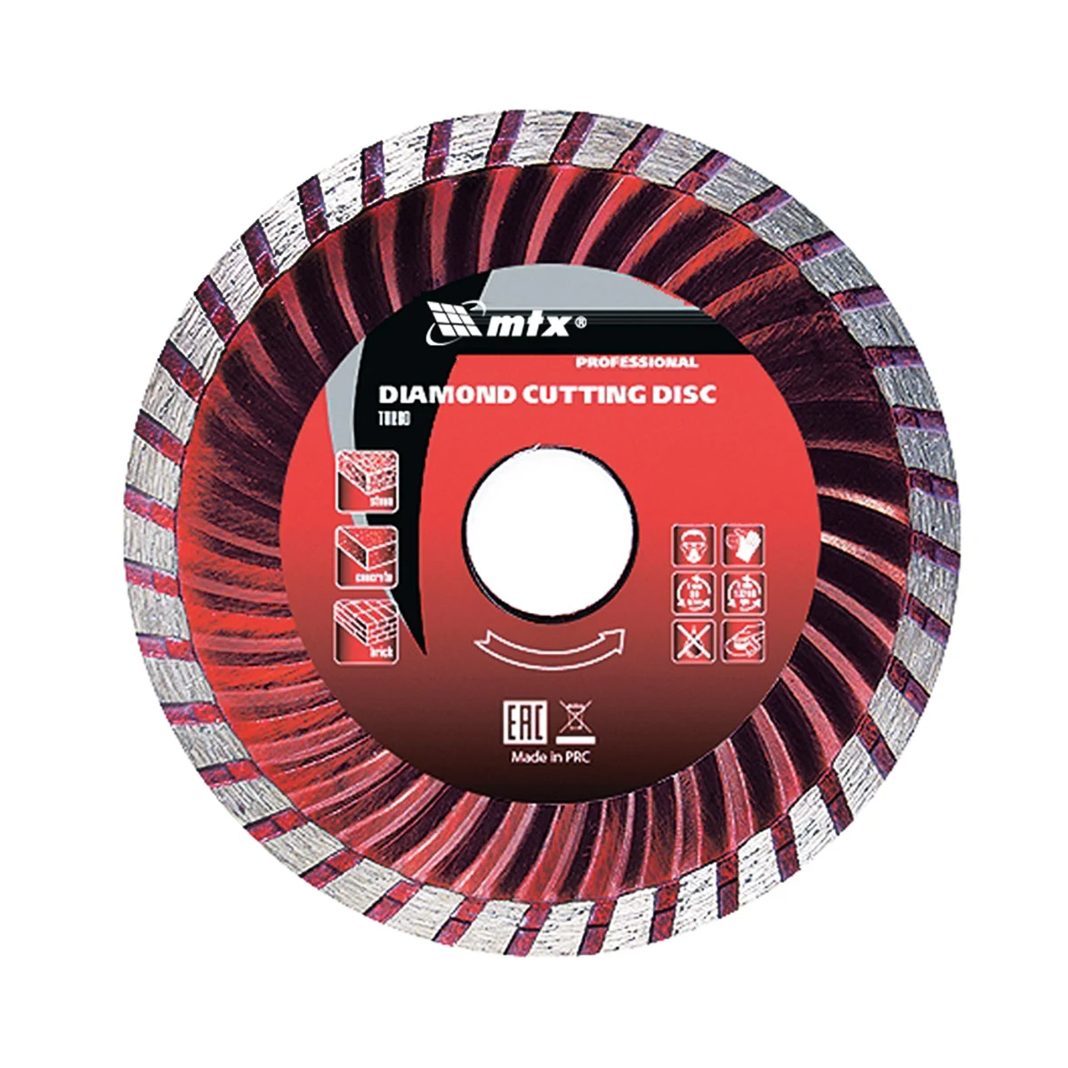 Disco De Corte Diamantado Turbo 115 X 22,2MM - MTX-731789