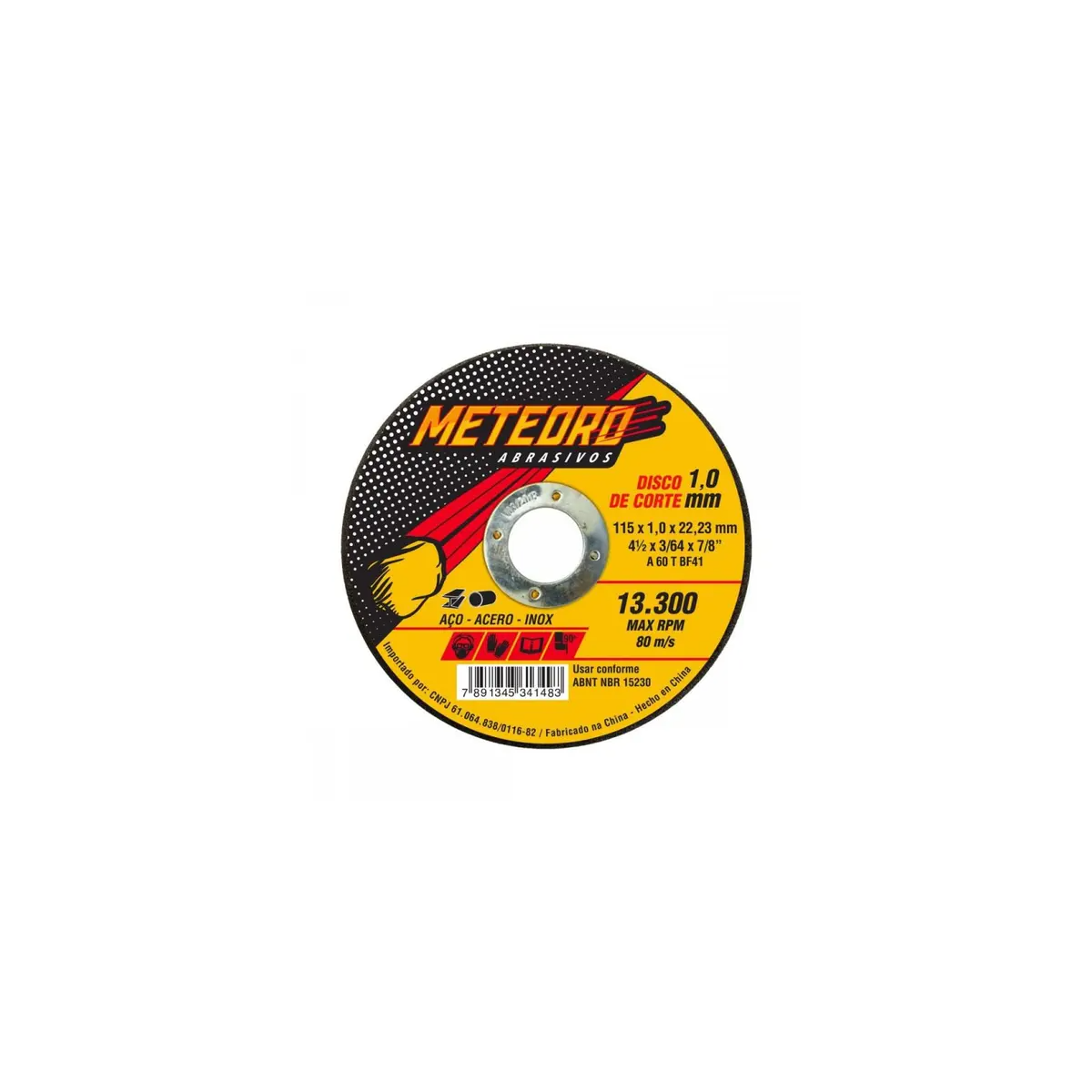 Disco De Corte Meteoro 4.1/2 X 3/64 X 7/8-NORTON-66252838418