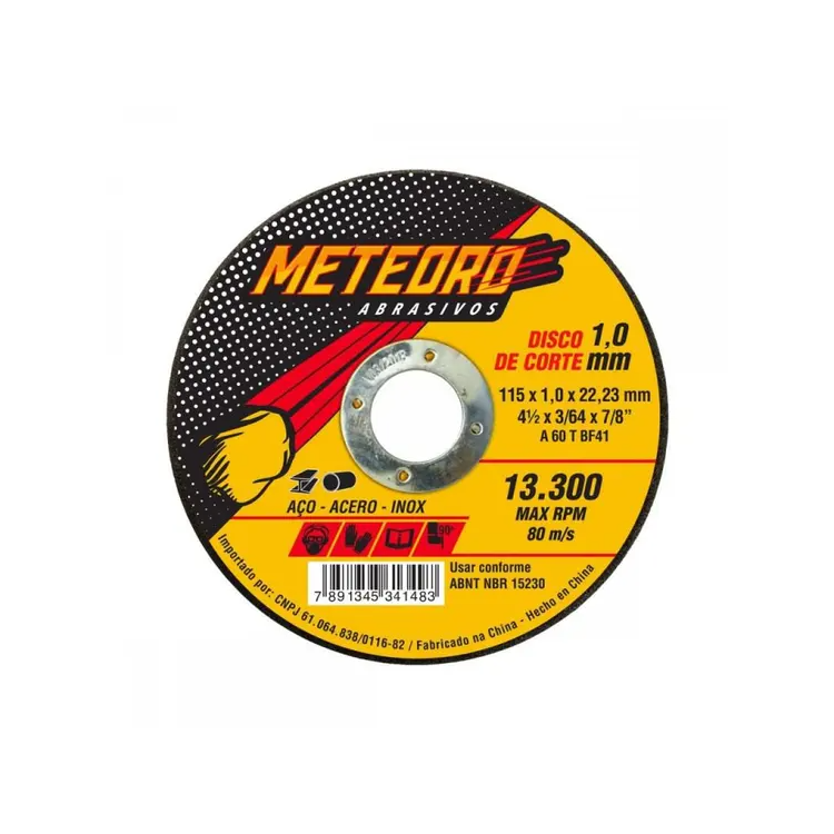 Disco De Corte Meteoro 4.1/2 X 3/64 X 7/8-NORTON-66252838418