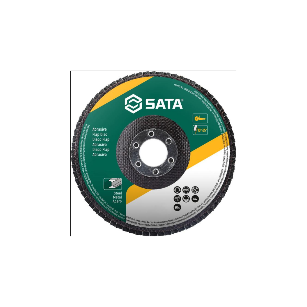 Disco de Desbaste para Metal 7" x 1/4" x 7/8" SATA-ST155406