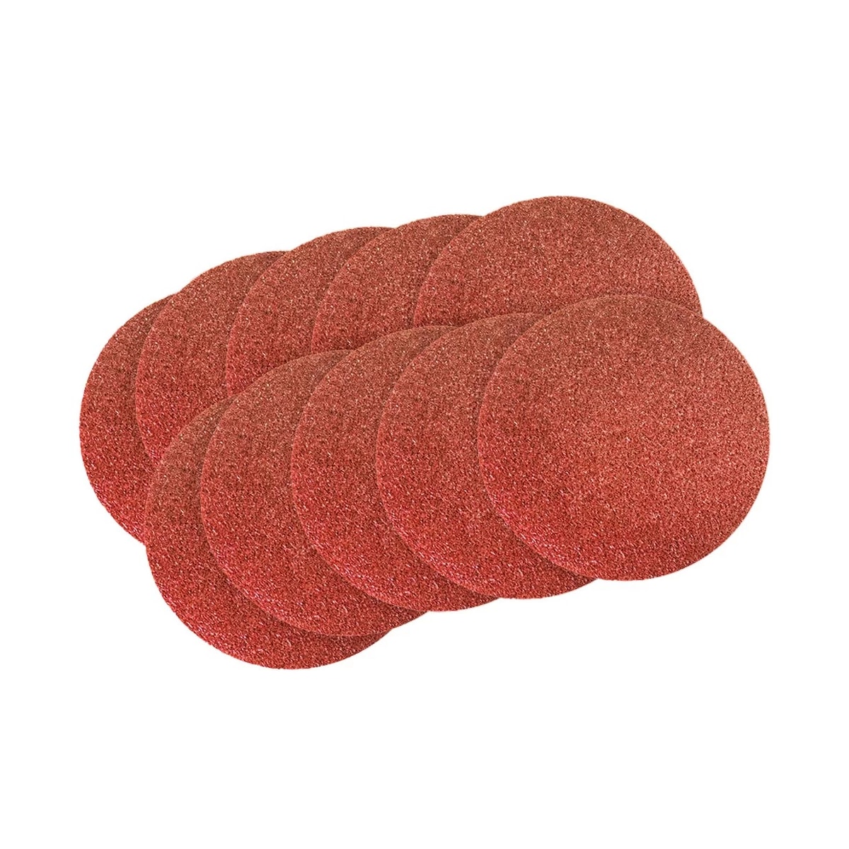 Disco de Lixa 125mm Grão 220 com Velcro 10 Unidades - MTX-738709