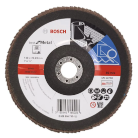 Disco De Lixa Flap Top 180 X 22mm - BOSCH-2608606737
