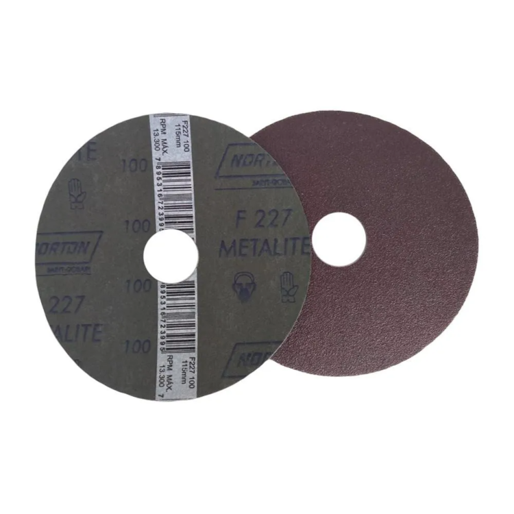 Disco De Lixa Metalite F227 115 X 22MM Grão 100 - NORTON-5539538683