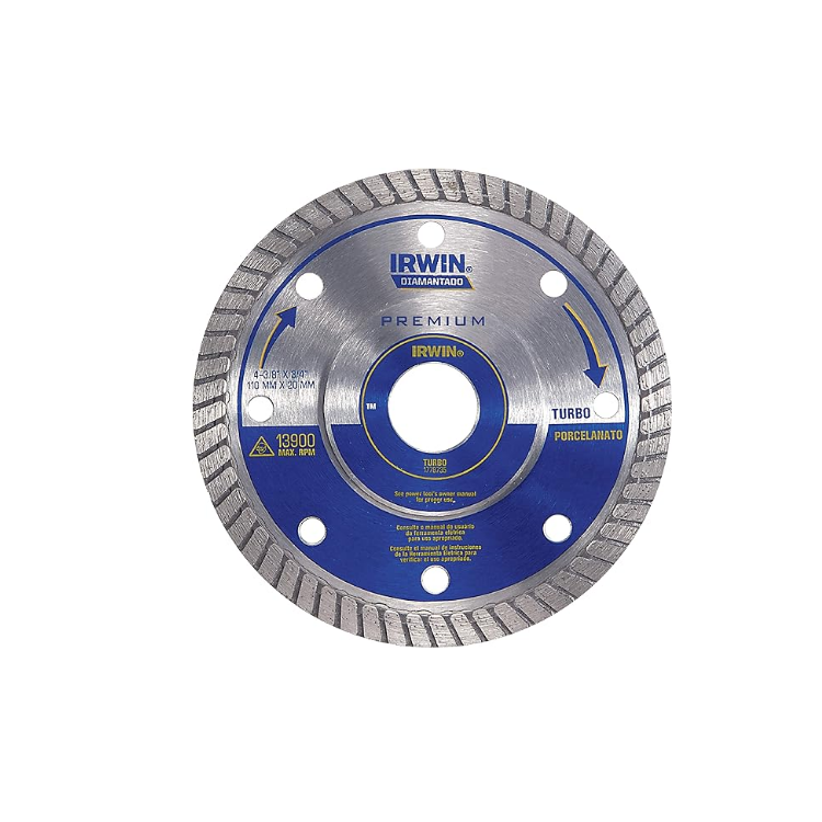 Disco Diamantado Turbo Premium para Porcelanato 110 mmx20 mm - IRWIN-1778735