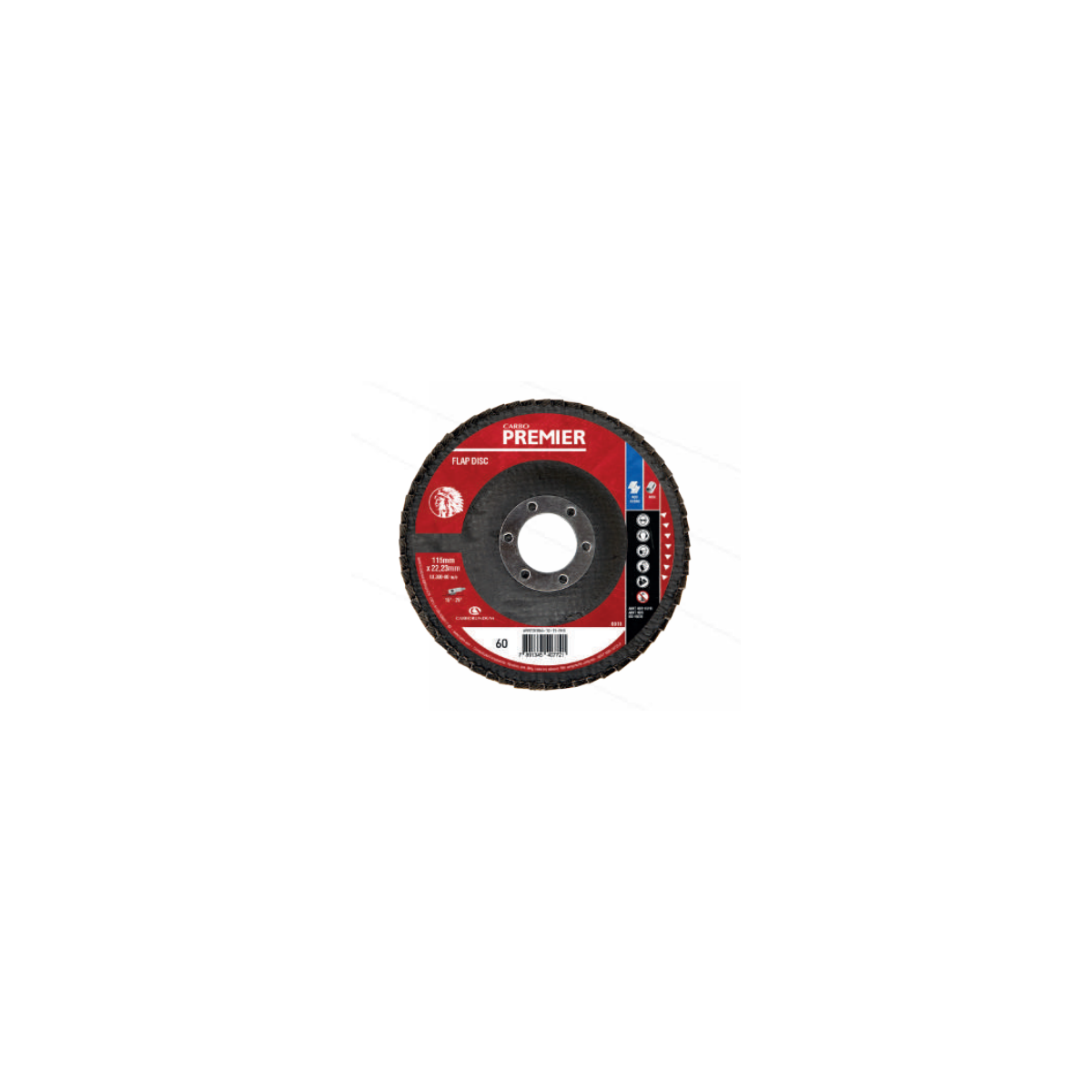 Disco Flap Premiere Base De Fibra Gr120 - CARBORUNDUM-69957351068