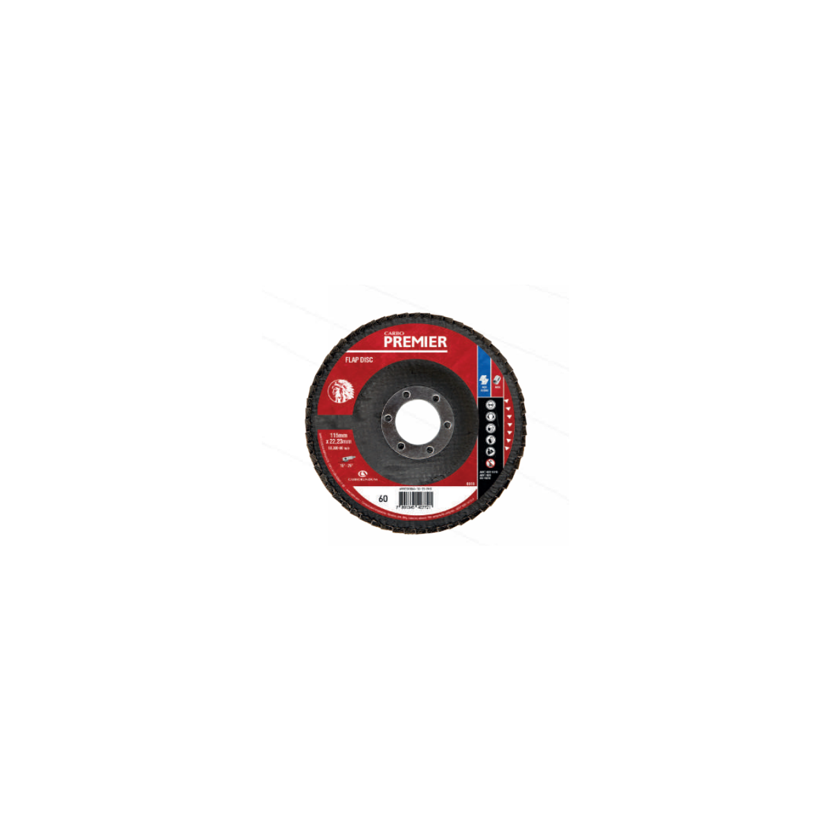 Disco Flap Premiere Base De Fibra Gr50 - CARBORUNDUM-69957351070