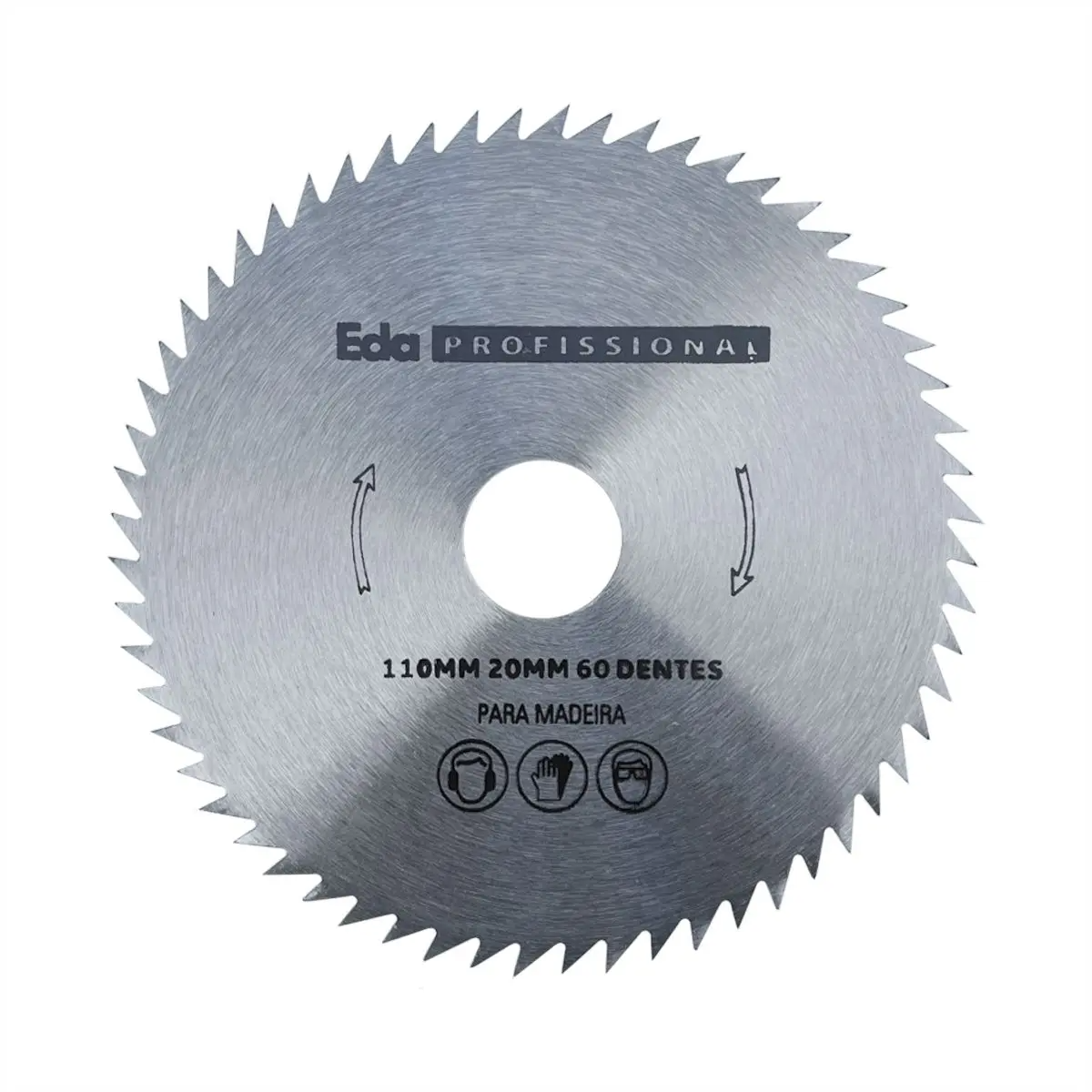 Disco Serra Circular P/ Madeira 110 Mm 60 Dentes - EDA-0LB