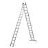 Escada De Alumínio Extensível 15 Degraus - BOTAFOGO - ESC0624