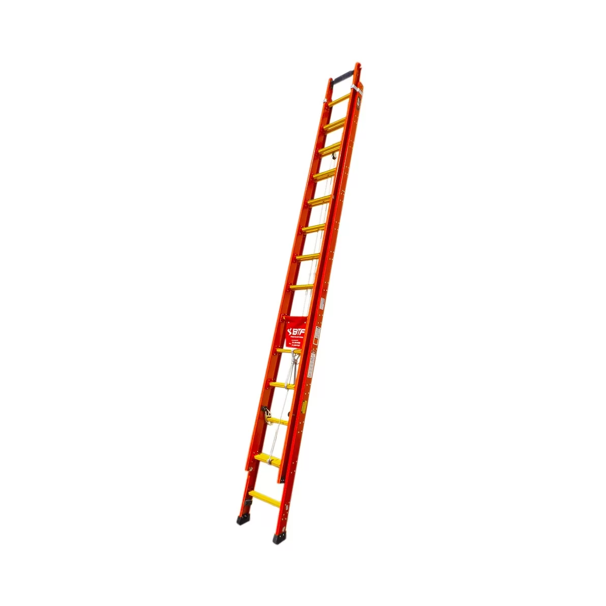 Escada De Fibra De Vidro Extensível Profissional Robusta 27 Degraus - BOTAFOGO - EFR9934