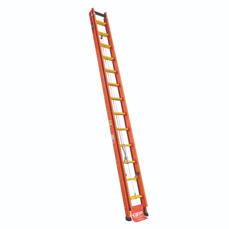 Escada De Fibra Extensível Profissional Robusta 23 Degraus - BOTAFOGO - EFR9932