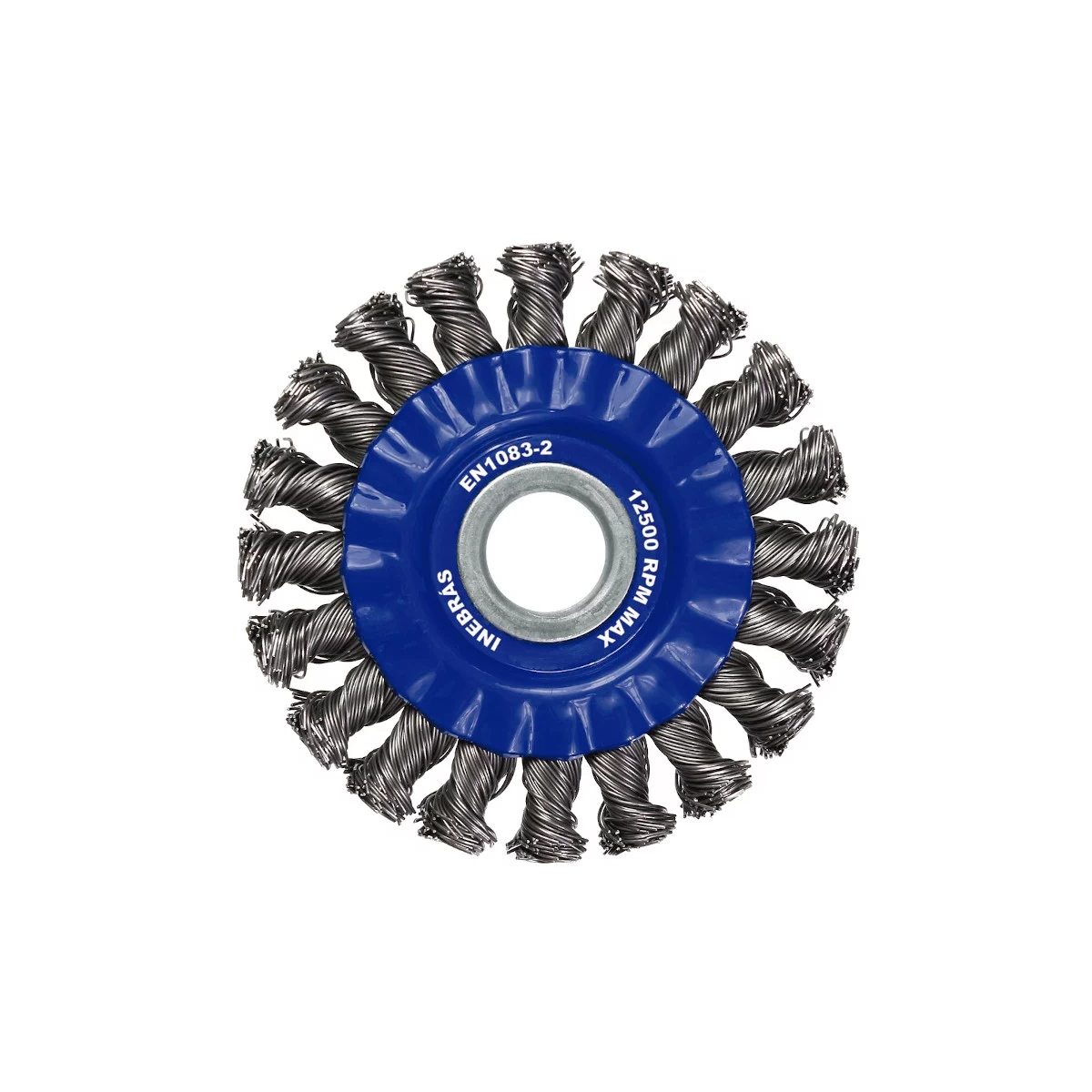 Escova De Aço Carbono Circular Trançada 6" 150MM - OXIMIG-6797
