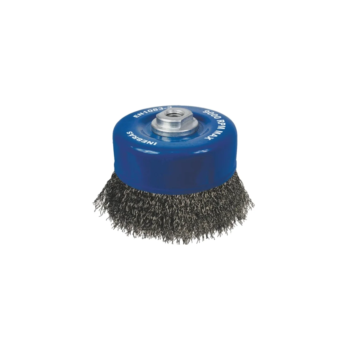 Escova de Aço Carbono Copo Ondulada 4" INEBRAS-6813