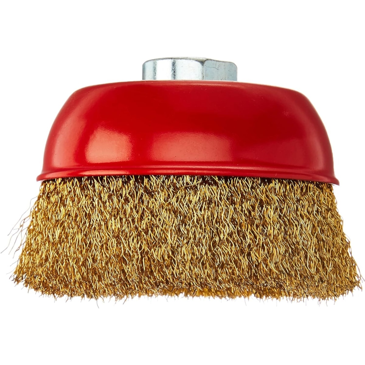 Escova de Aço tipo Copo 4" Rosca M14 100mm - MTX-746059