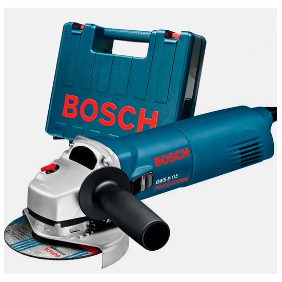 Esmerilhadeira Angular 4.1/2" 850W 220V GWS 8-115 c/ Maleta - BOSCH-06018208E0