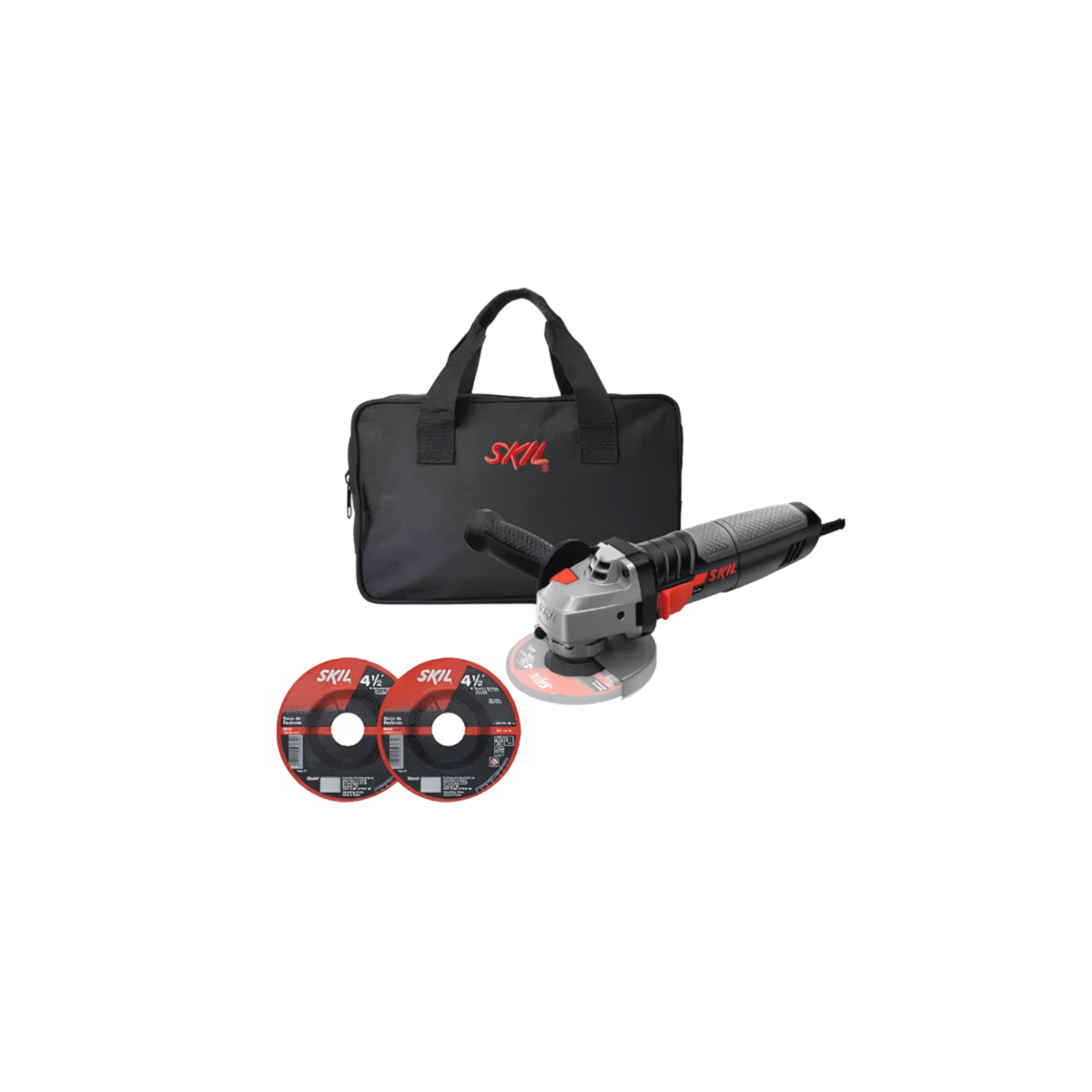 Esmerilhadeira Angular SKIL 4 1/2" 9004 +2 Discos + Bolsa 220V - SKIL-F0129004JU000
