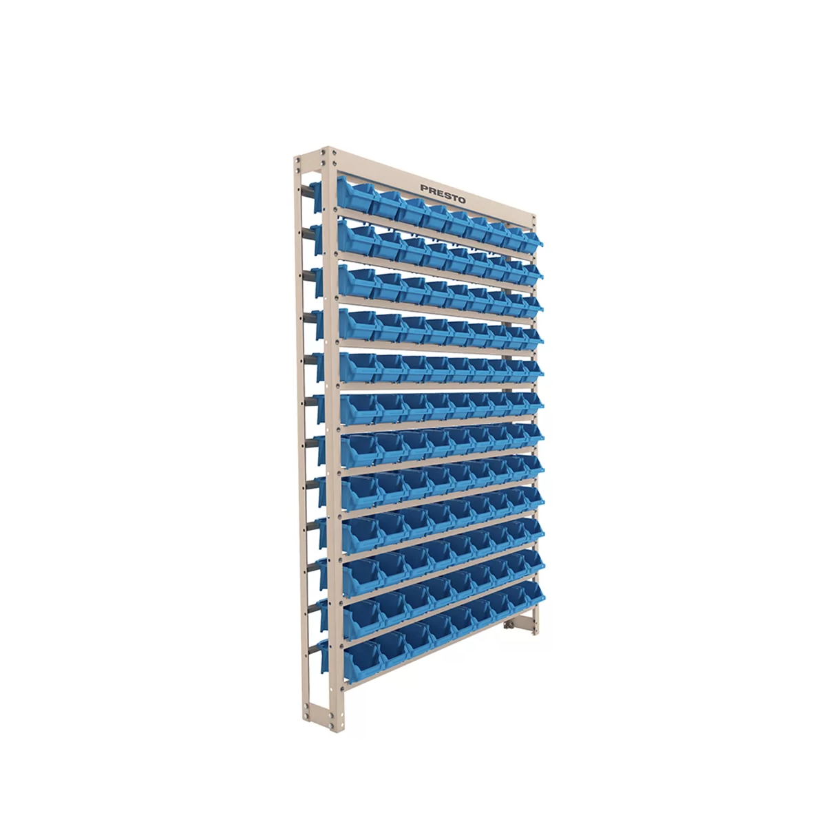 Estante Modulada Com 108 Gavetas N3 Azul - PRESTO-3084917827