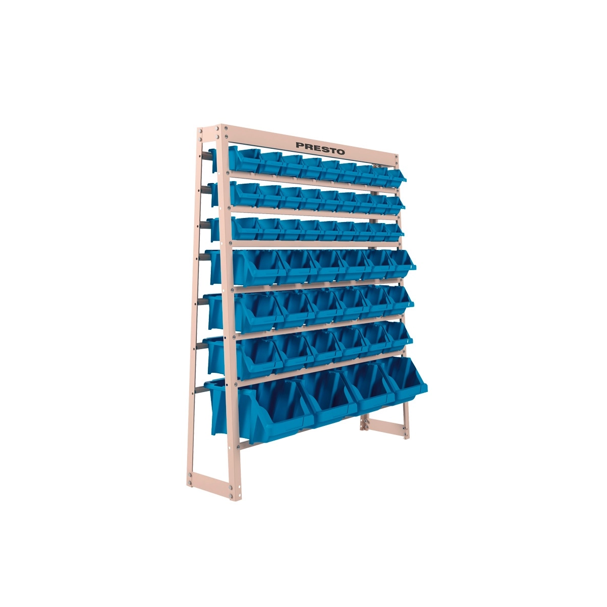Estante Modulada Com 49 Gavetas N 3,5 E 7 Azul - PRESTO-93016