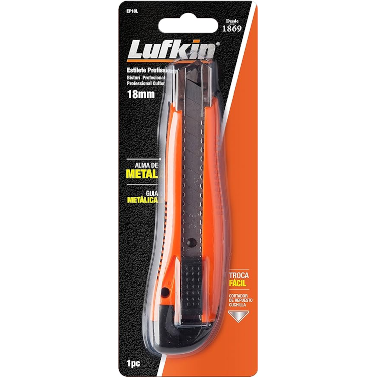 Estilete Profissional 18MM - LUFKIN-EP18L