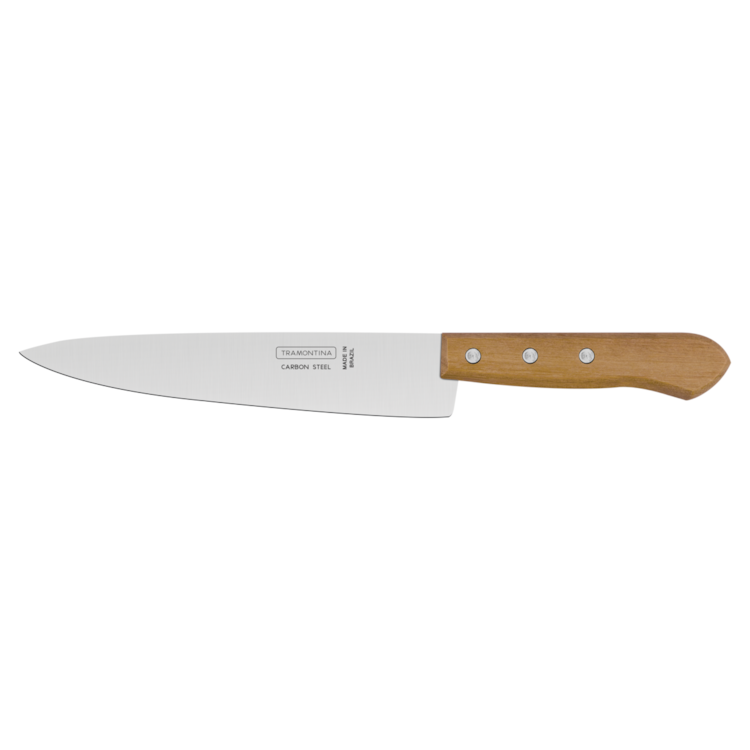 Faca Carbono Cabo Madeira 8'' - TRAMONTINA - 22950008