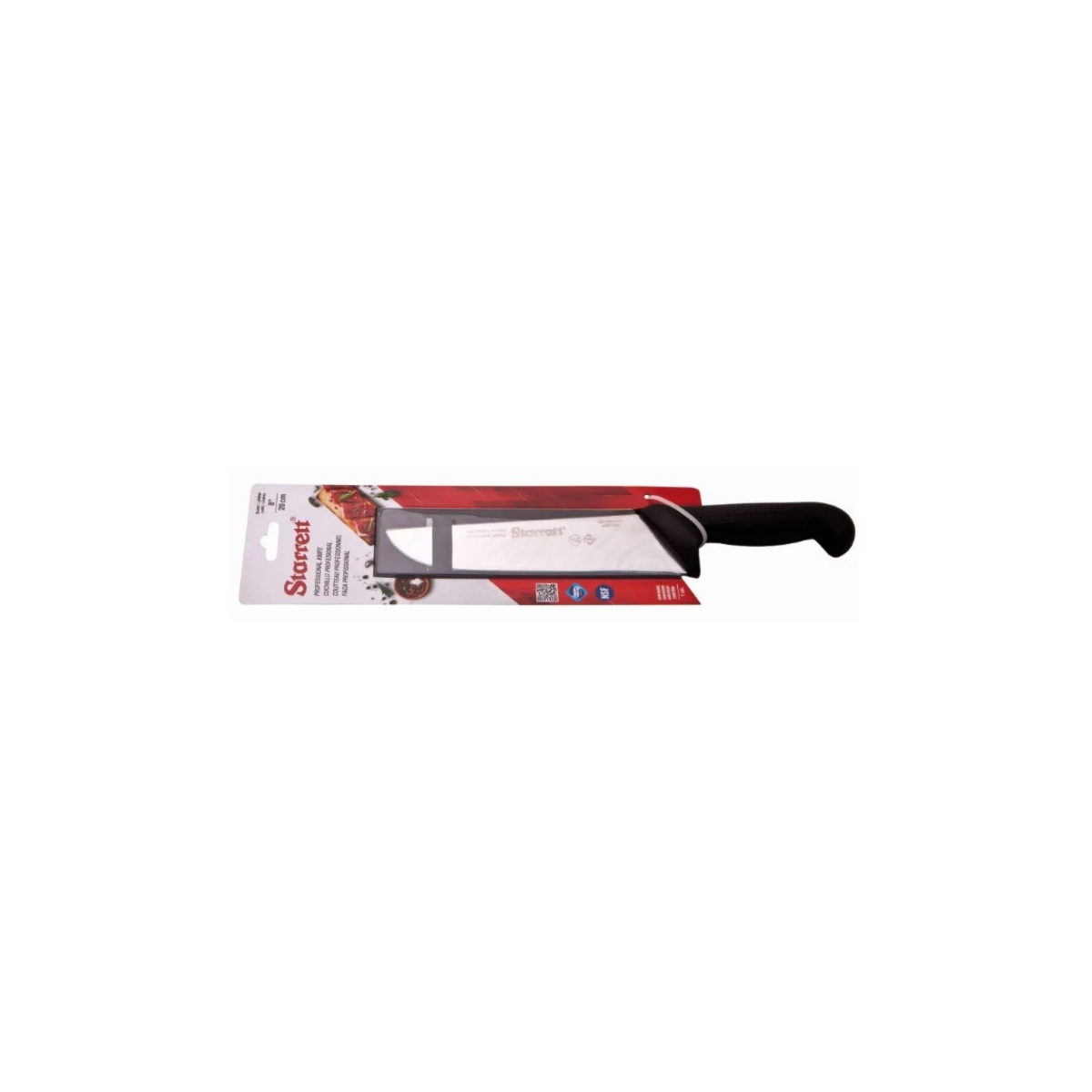 Faca de Carne para Refile Aéreo com Lâmina Reta Larga de 8 Polegadas - STARRETT-KBKB203-8